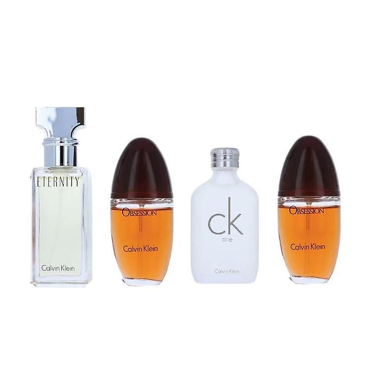 Calvin Klein Women Miniature Gift Set 15ml Eternity EDP + 15ml CK One EDT + 2 x 15ml Obsession EDP - PerfumezDirect®