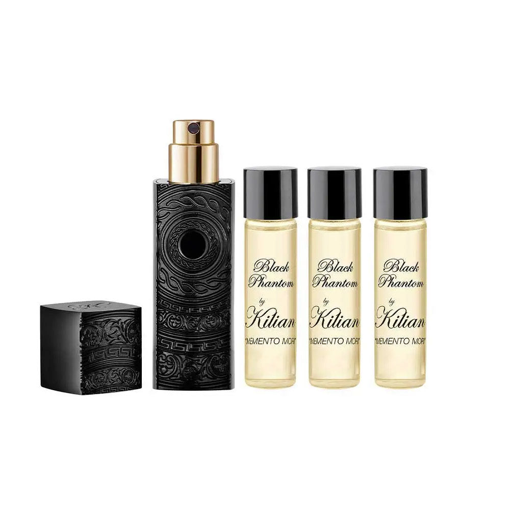 By Kilian Black Phantom Gift Set 4 x 7.5ml EDP Refill + Travel Spray