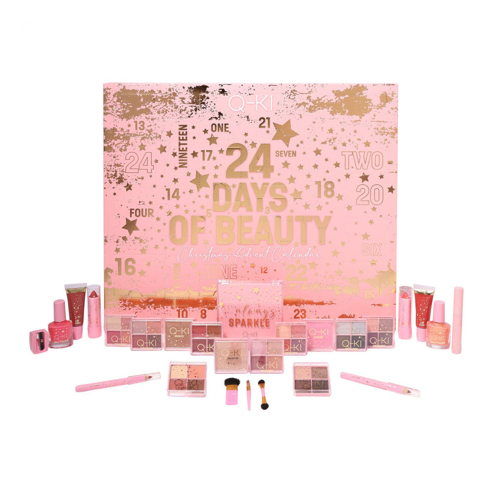 Q-KI 24 Days Of Beauty Advent Calendar 2024 - 24 Pieces