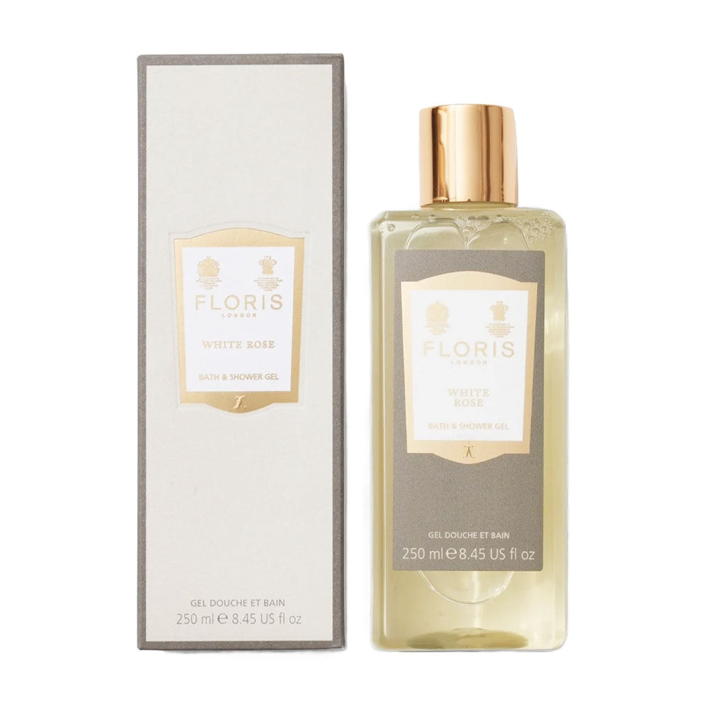 Floris White Rose Moisturising Bath & Shower Gel 250ml