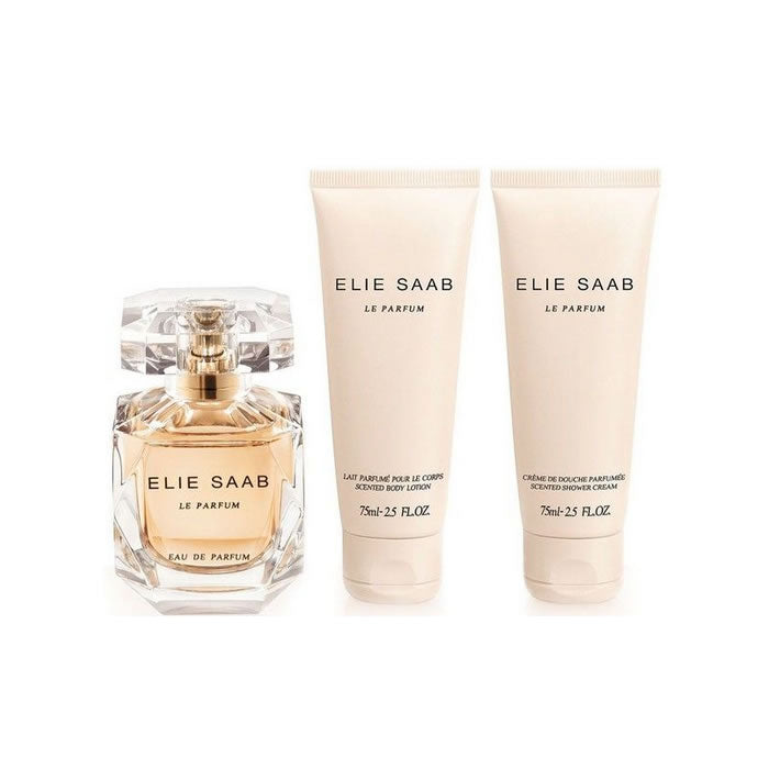 Elie Saab Le Parfum Eau De Perfume Spray 50ml Set 3 Pieces 2018 - PerfumezDirect®