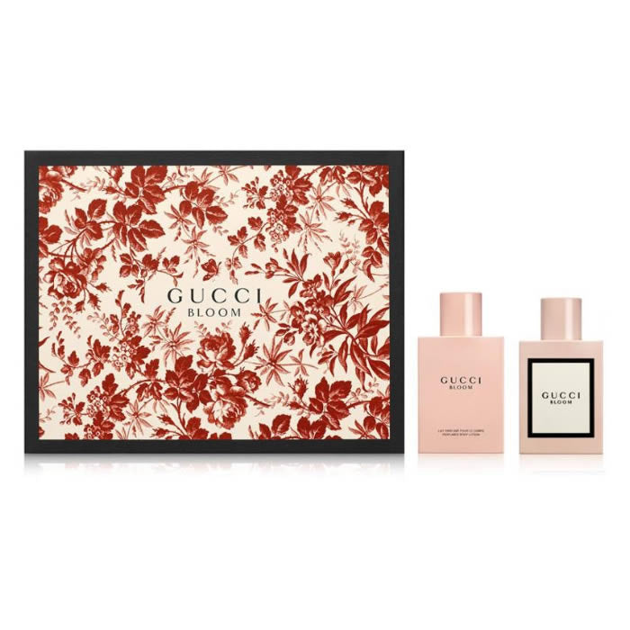 Gucci Bloom Edp 50ml Perfume Spray Body Lotion 100ml Women Fragrances Gift Set New - PerfumezDirect®